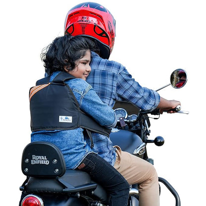 Child Safety Belt for Two Wheeler Ride (Multicolor)
